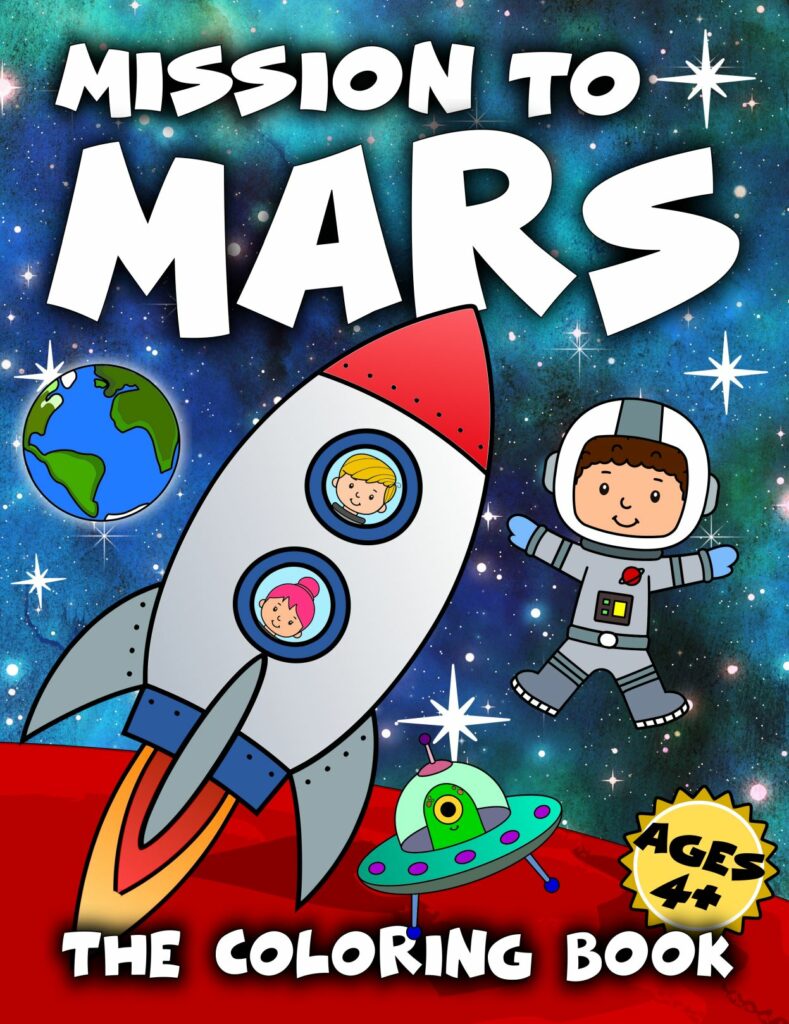 Mission to mars coloring book